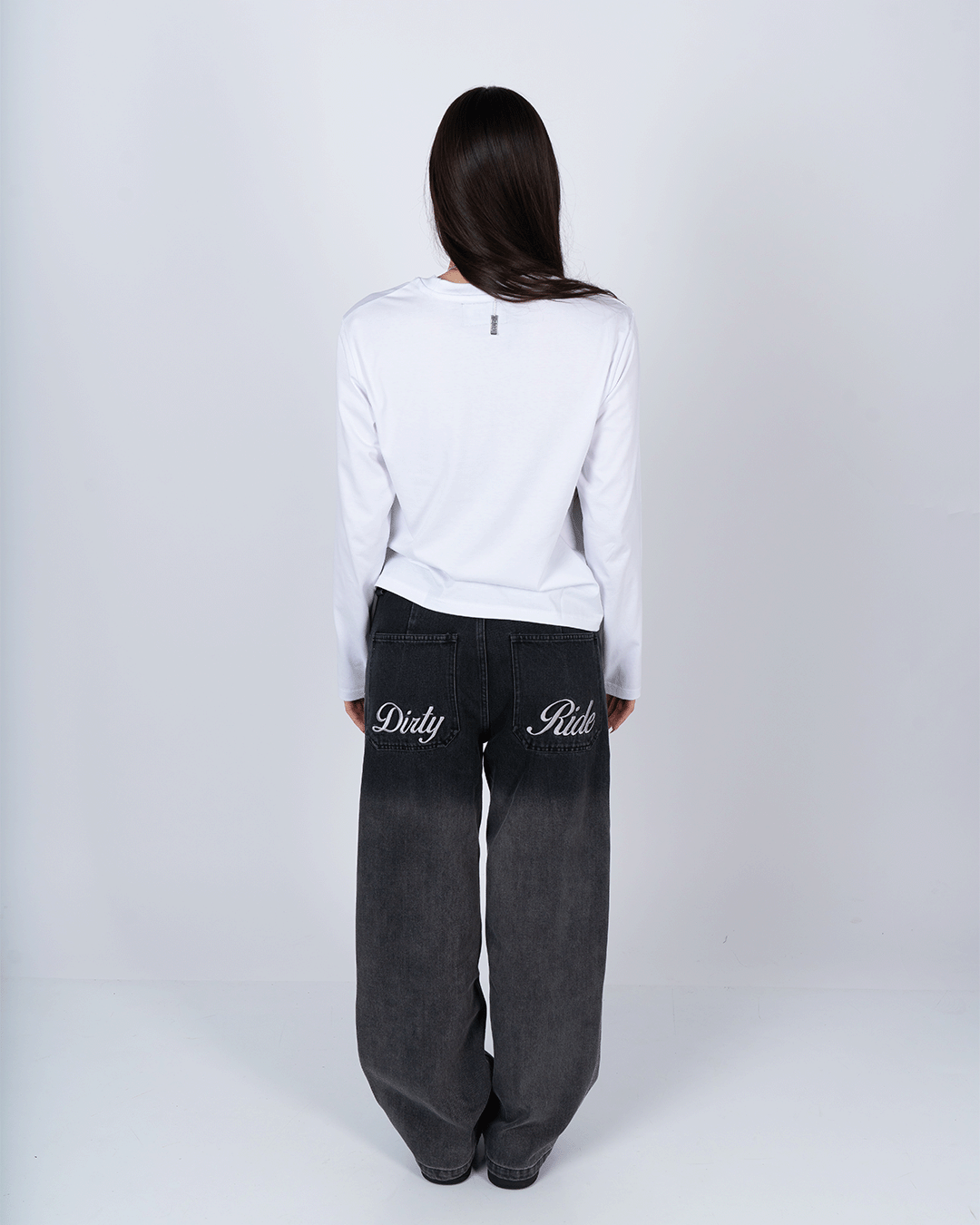 BASIC WHITE CROP LONG SLEEVE