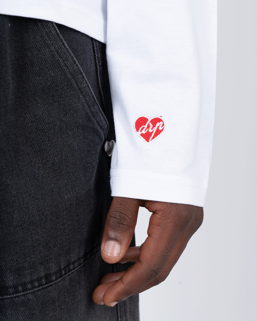 BASIC WHITE CROP LONG SLEEVE