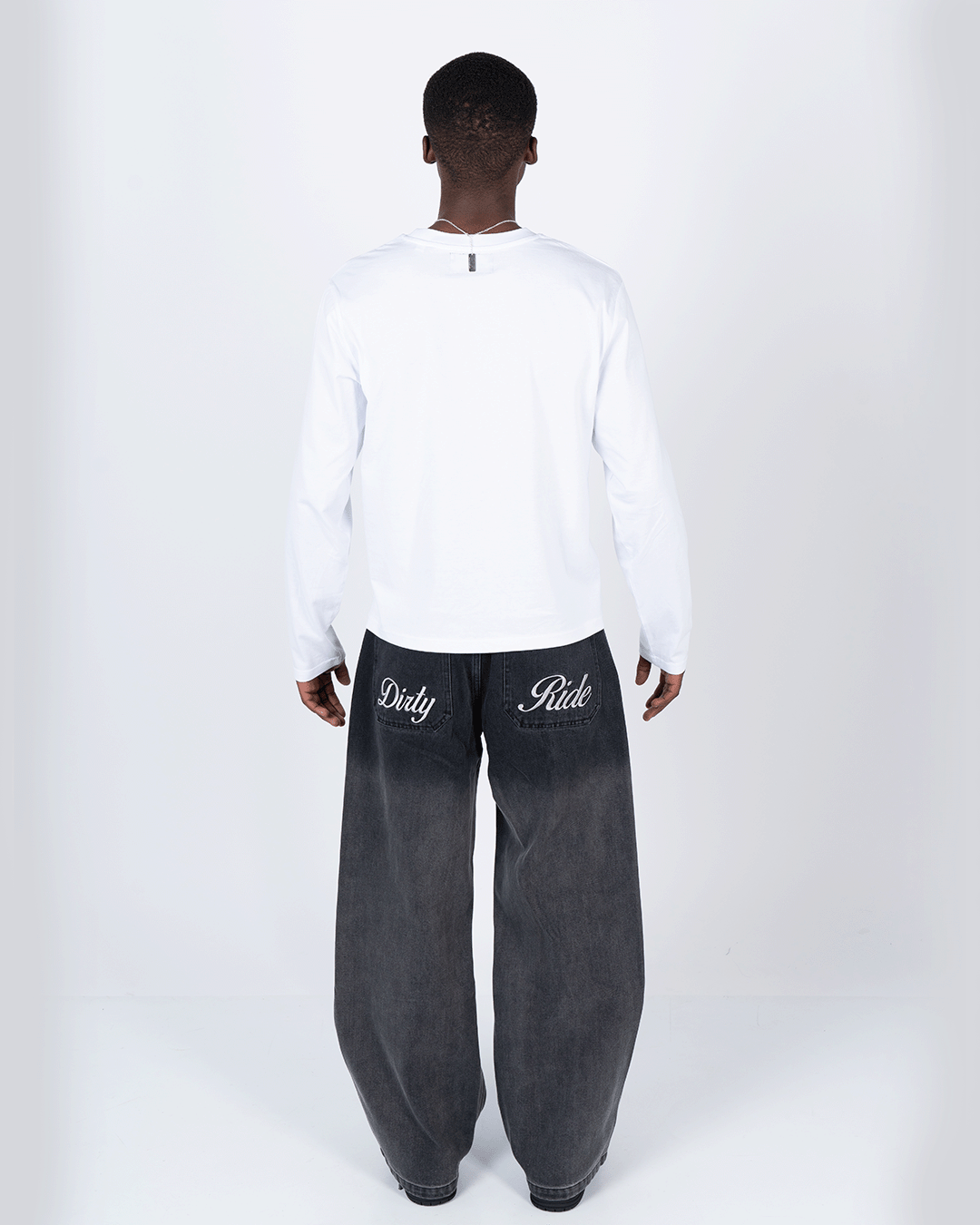BASIC WHITE CROP LONG SLEEVE