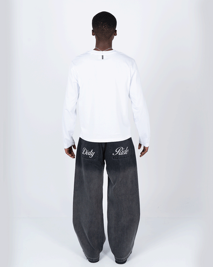 BASIC WHITE CROP LONG SLEEVE