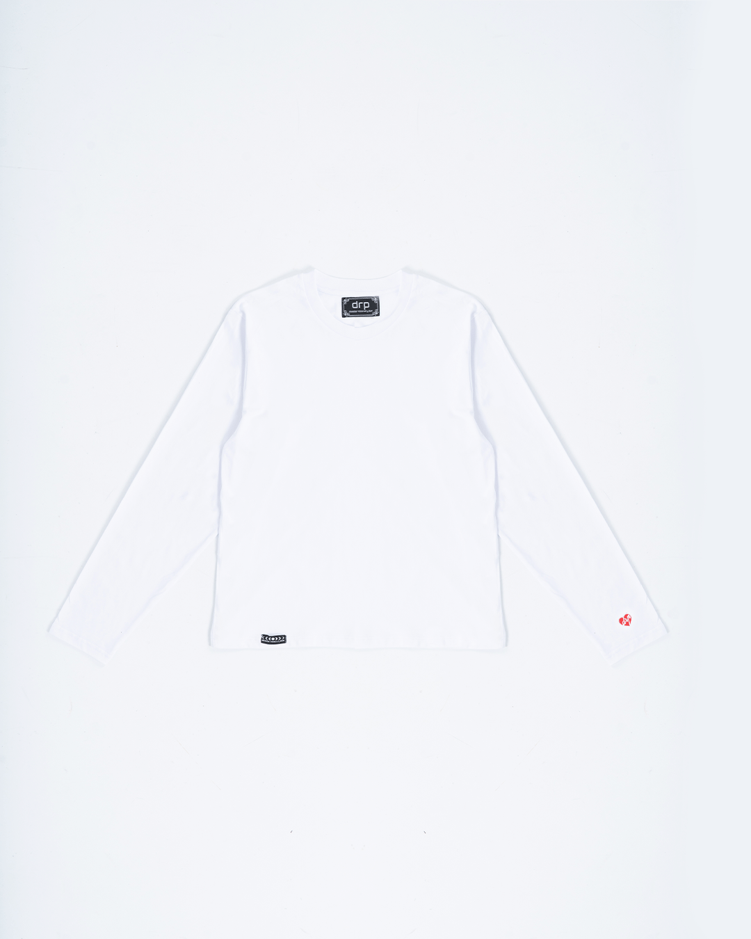 BASIC WHITE CROP LONG SLEEVE